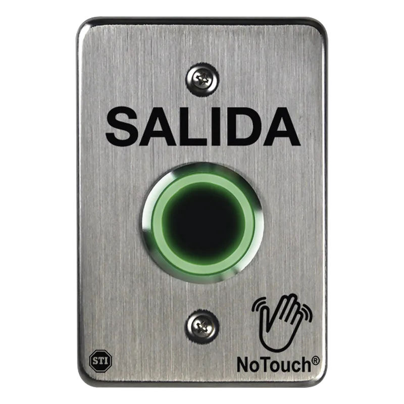 Interruptor IR NoTouch® de Acero Inoxidable, Salida Única, SALIDA STI NT-SS101-ES