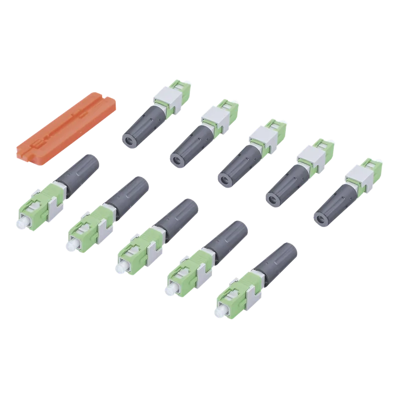 Conector Mecánico Monomodo SC/APC Pre-pulido 3 mm (Bolsa con 10 Piezas) TEMPO SCAPCMCS10