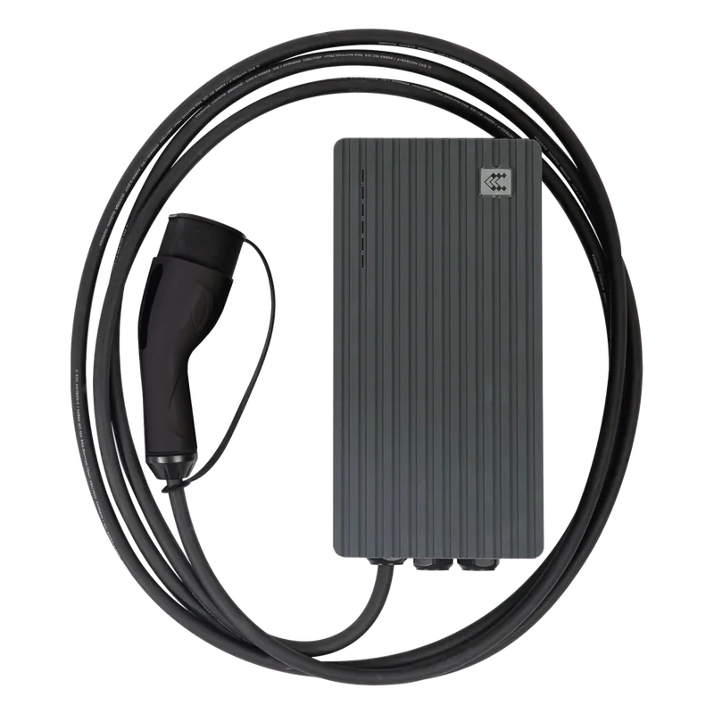 Estación de Carga para Vehículos Eléctricos con Conector Tipo 1 (SAE J1772), 220Vca con Potencia de Salida de 7.4kW (32A / bifásica) TELTONIKA ENERGY EVC1310P1200