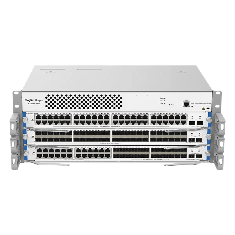 Chasis Switch Core Capa 3, hasta 3 slots para tarjetas modulares M7000 series RUIJIE RG-NBS7003