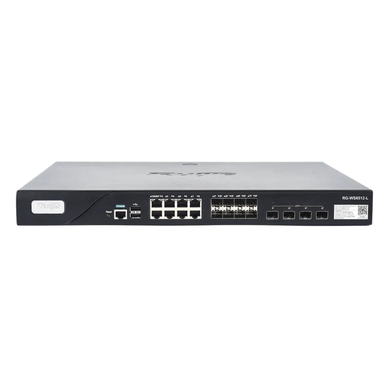 Controlador para Puntos de Acceso Ruijie Networks, hasta 128 APs, crecimiento de hasta 1152 Ceiling APs / 2304 Wall APs RG-WS6512-L