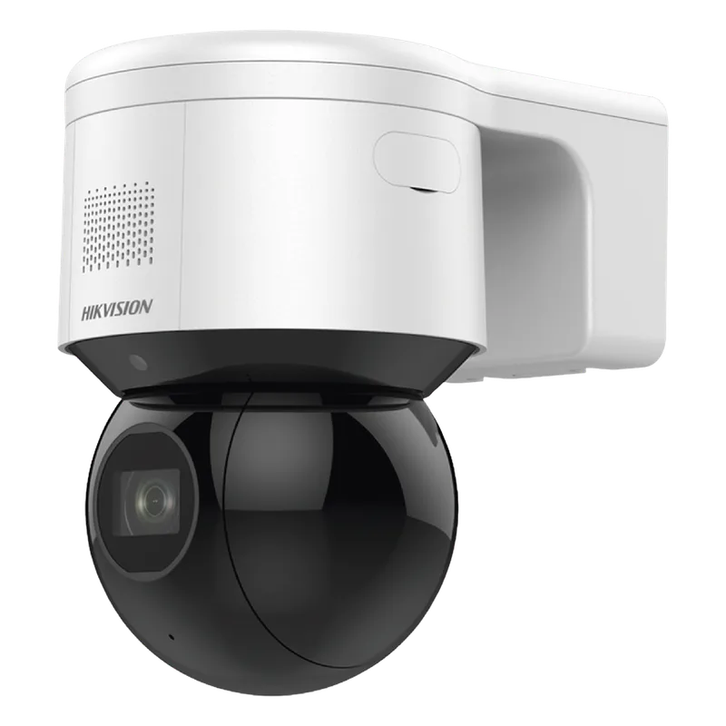 Domo PTZ IP 4 Megapixel / 4X Zoom Óptico / 50 mts IR EXIR / ACUSENSE / Luz Estroboscópica / Sirena Integrada / WDR 120 dB / PoE+ / IP66 / Ultra Baja Iluminación / Micrófono y Bocina Interconstruido / Micro SD HIKVISION DS-2DE3A404IWG-E