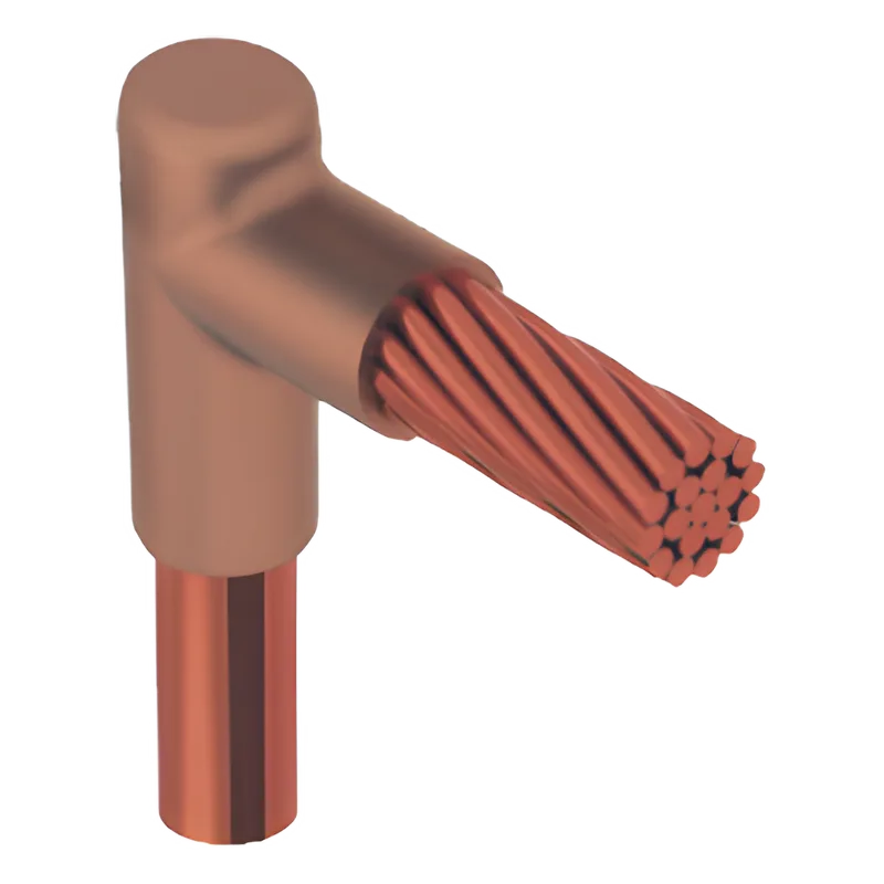 Molde para Soldadura Exotermica Tipo L, tope varilla 5/8 In a Cable 2/0 Awg TOTAL GROUND TGM-CTV-5/8R-2/0