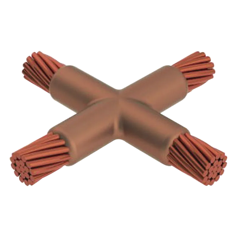 Molde para Soldadura exotemica tipo X para cable 1/0 AWG - 1/0 AWG. TOTAL GROUND TGM-CCX-1/0-1/0