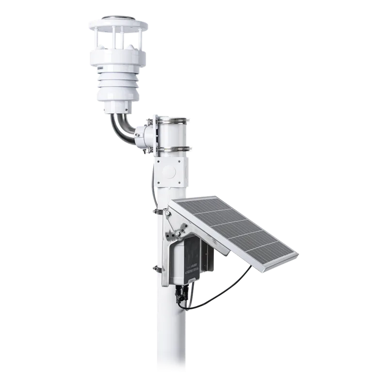 Estación Meteorológica LoRaWAN / Monitoreo Ambiental de Precisión / para BMS y Agricultura / Panel Solar / IP65-IP67 MILESIGHT WTS506915M