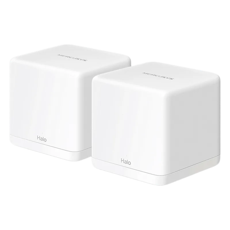 KIT de Sistema Inalámbrico H30G Mesh / Doble banda 2.4GHz y 5GHz AC 1300Mbps / Doble puerto 10/100/1000 Mbps / Control vía App / Roaming Continuo Mercusys H30G2PACK