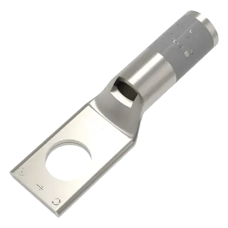 Zapata Terminal de Compresión BURNDY para Tornillo de 1/4" y Calibre 4 AWG / Barril Estándar. HUBBELL BURNDY HUB-YA-4CL
