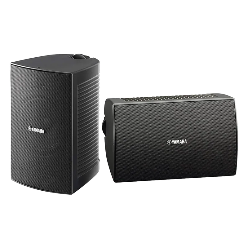 Altavoz de Montaje en Pared | 2 vias | Woofer 4" | Tweeter 1" | IPX3 | 8 ohms | 70/100V | Color Negro | Par YAMAHA VS4