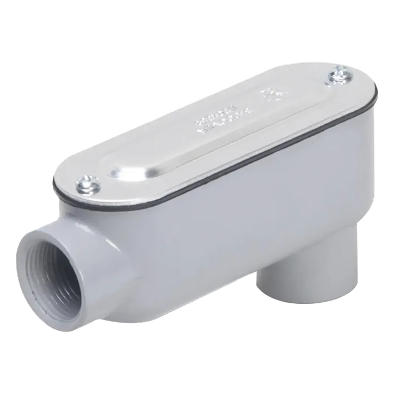 Caja Condulet tipo LB de 1/2" (12.7 mm) / Con tapa y empaque. HUBBELL TAYMAC HUB-RLB-050