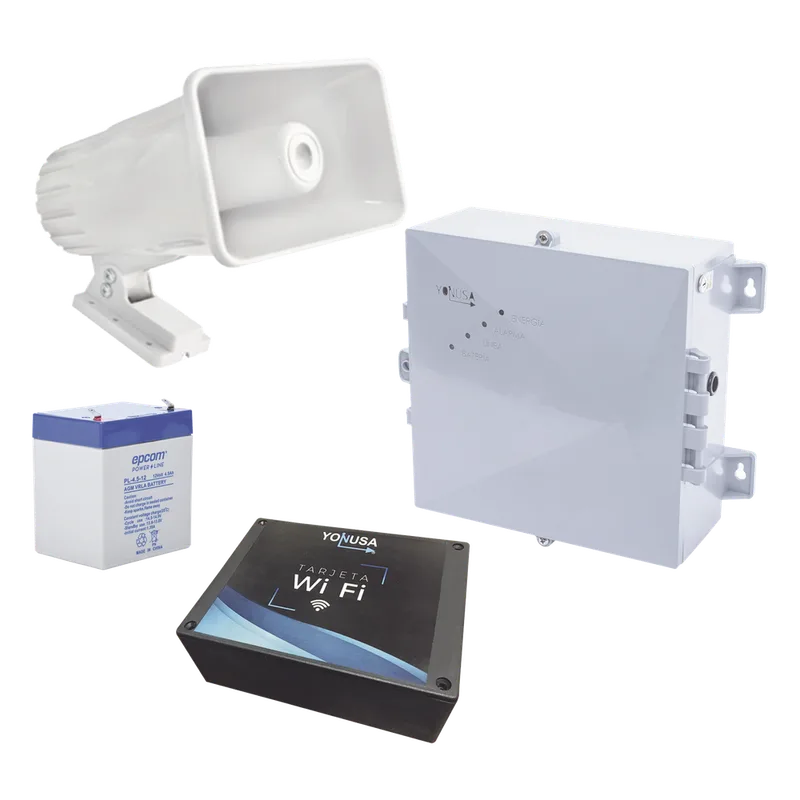 Cerco Eléctrico INTELIGENTE WIFI para PROTECCIÓN EN CASAS, NEGOCIOS, BODEGAS,ETC. Aplicación Celular Gratuita YONUSA YPROKIT-WIFI