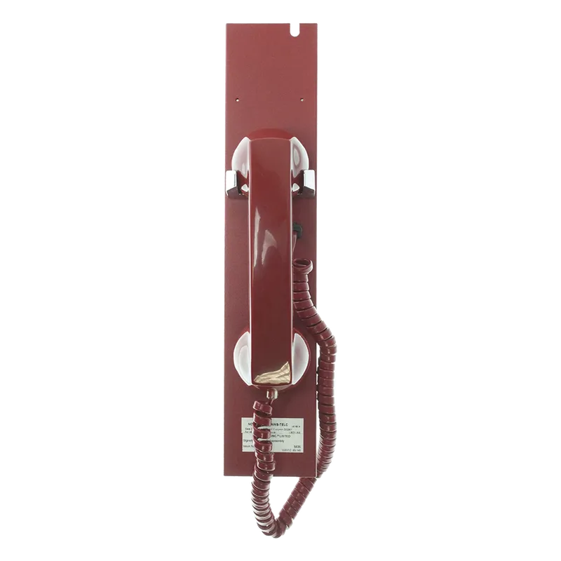 Auricular telefónico de emergencia para bomberos con cable en espiral, para estaciones AFAWS de montaje superficial o empotrado NOTIFIER AFAWS-TELC