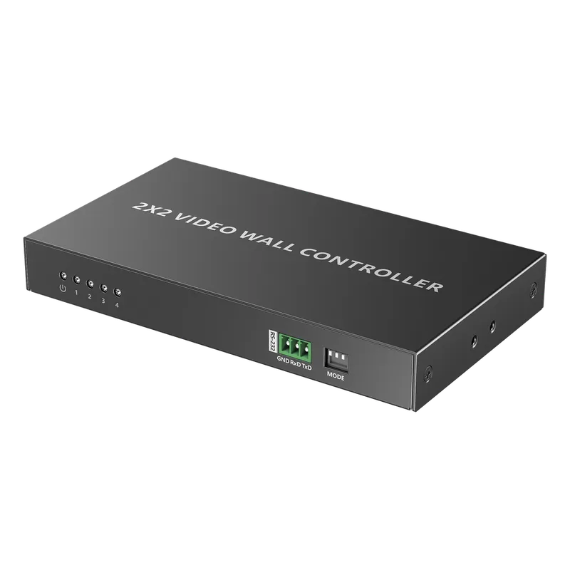 Controlador de VideoWall 2x2 | Multiples Modos de Vista | Audio 3.5mm | Control RS232 EPCOM TITANIUM TT104VW