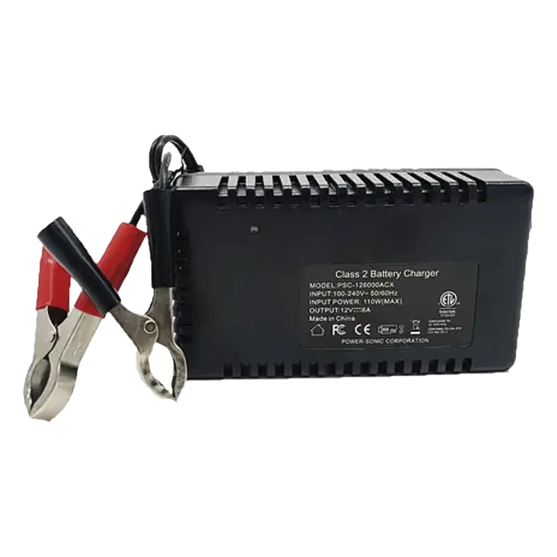 Cargador Para Baterías De 12V, 20 a 60AH, Selladas De Plomo Acido, Tecnología SLA/VRLA, Serie ACX POWER SONIC PSC-126000ACX