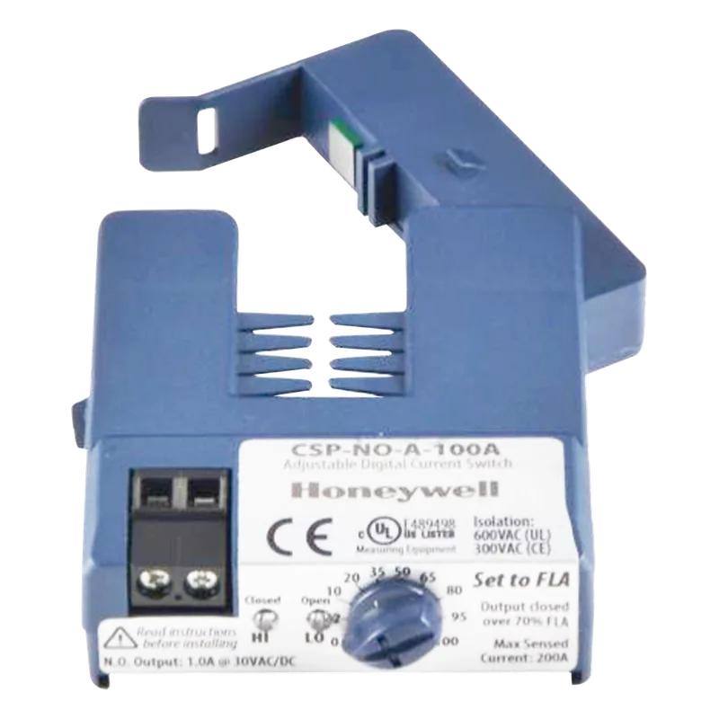 Interruptor de corriente de núcleo dividido con umbral preajustado, hasta 100 A, para detección de fallas en motores y bombas HONEYWELL BMS CSP-NO-A-100A