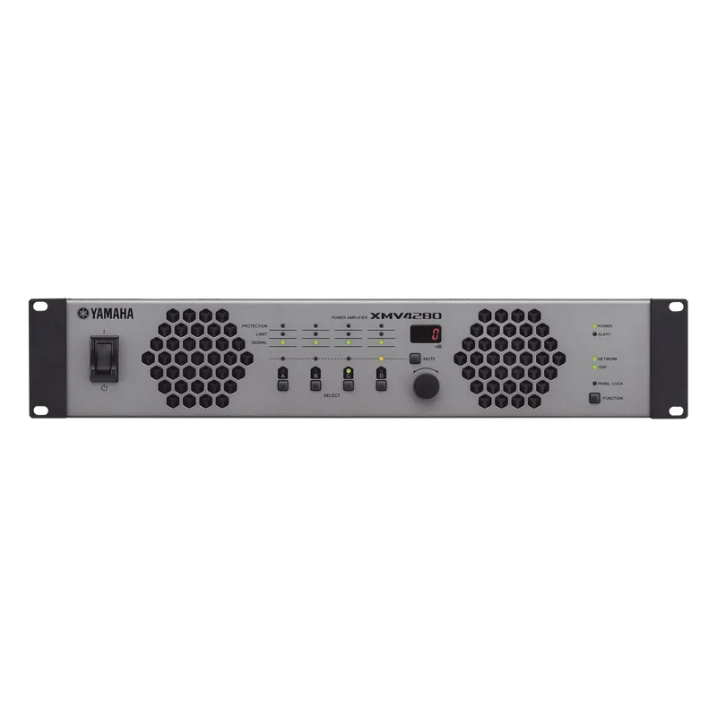 Amplificador de Audio, 4 Canales, 280w, Alta y Baja Impedancia, Conexión Análoga y YDIF, Para Serie MTX YAMAHA XMV4280