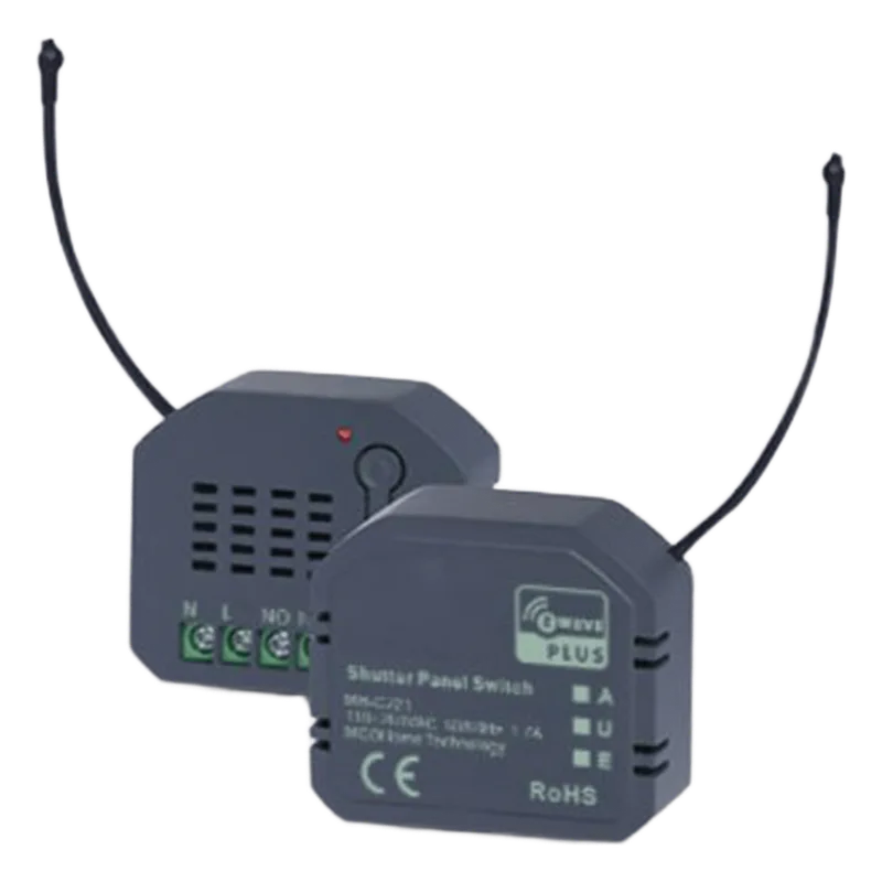 (ZWAVE) Micro modulo On/Off Shutter, ideal para garage o motores de persianas. SMARTHOME BY EPCOM MHC221