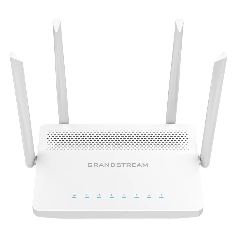 Router Inalámbrico Wi-Fi 5 802.11ac 1.27 Gbps, doble banda, MU-MIMO 2x2:2, Multi WAN con puerto SFP, servidor VPN con administración desde la nube gratuita o stand-alone. GRANDSTREAM GWN7052F