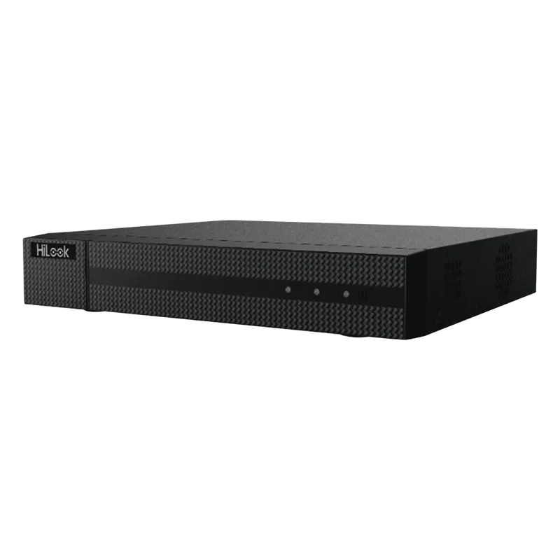 DVR 8 Canales TurboHD + 8 Canales IP / 8 Megapíxel (4K) / Audio por Coaxitron / ACUSENSE Lite / 1 Bahía de Disco Duro / H.265+ / Salida de Video en 4K HiLook by HIKVISION DVR-208U-M1(C)