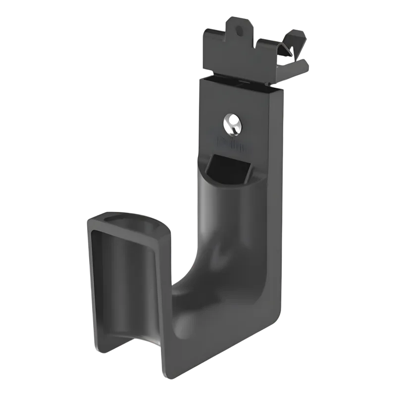 Sujetador STRONGHOLD tipo J (J-Hook), grosor de Brida 1/2", para Viga instalada con Martillo, hasta 46 Cables Cat6, Nylon 6.6 Metal, Color Negro, 1 pieza PANDUIT JP2HBC50RB-L20