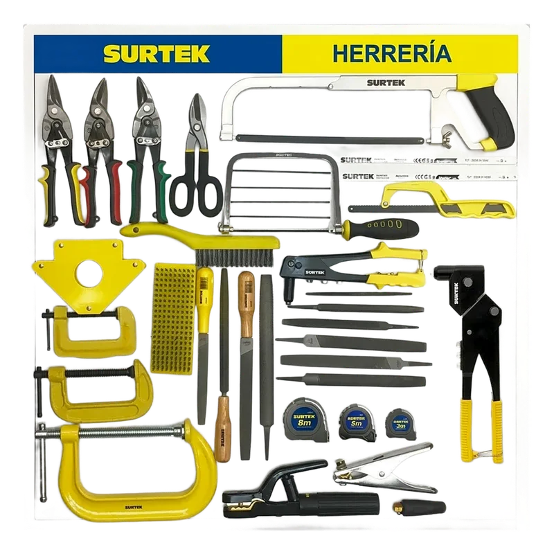 Tabla Exhibidora de Herramientas para Herrería. SURTEK THERR1