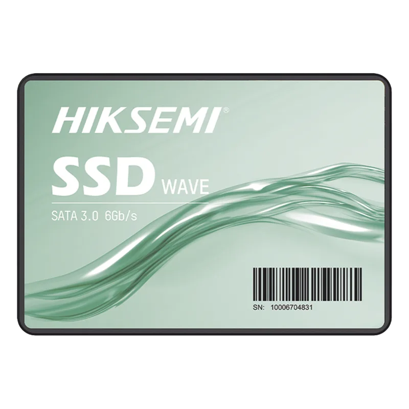 Unidad de Estado Sólido (SSD) 1 TB / 2.5" / SATA III 6 Gb/s / 3D NAND / 550 MB/s Lectura / 470 MB/s Escritura / Gaming y PC Trabajo Pesado HIKSEMI by HIKVISION HS-SSD-WAVE(S)/1024G