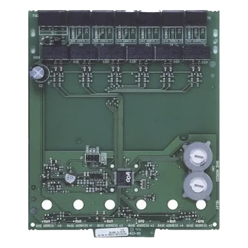 Módulo de control direccionable de seis relevadores Form-C para sistema de alarma contra incendio inteligente NOTIFIER XP6-R