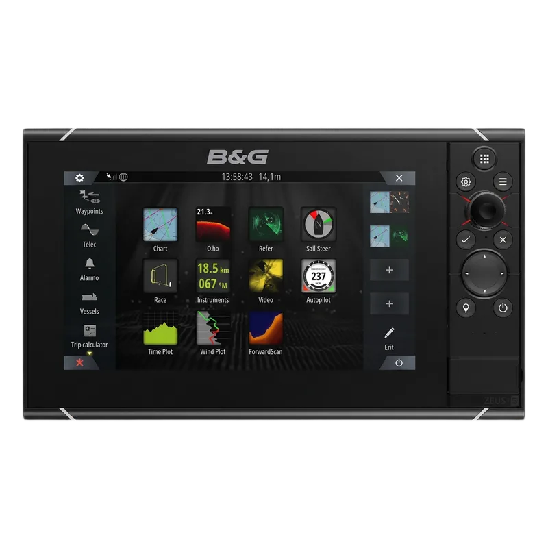 Pantalla de navegación ZEUS3S de alto rendimiento, con display de ultra visibilidad y pantalla touchscreen. B&G 000-15412-002