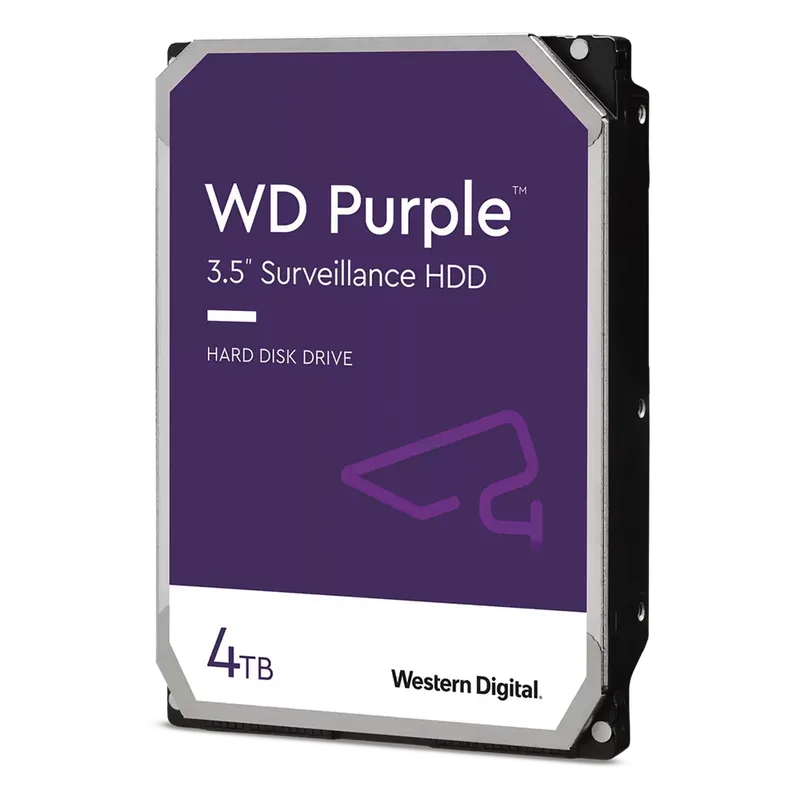Disco Duro PURPLE de 4TB / 3 AÑOS DE GARANTÍA / Para Videovigilancia Western Digital (WD) WD43PURZ