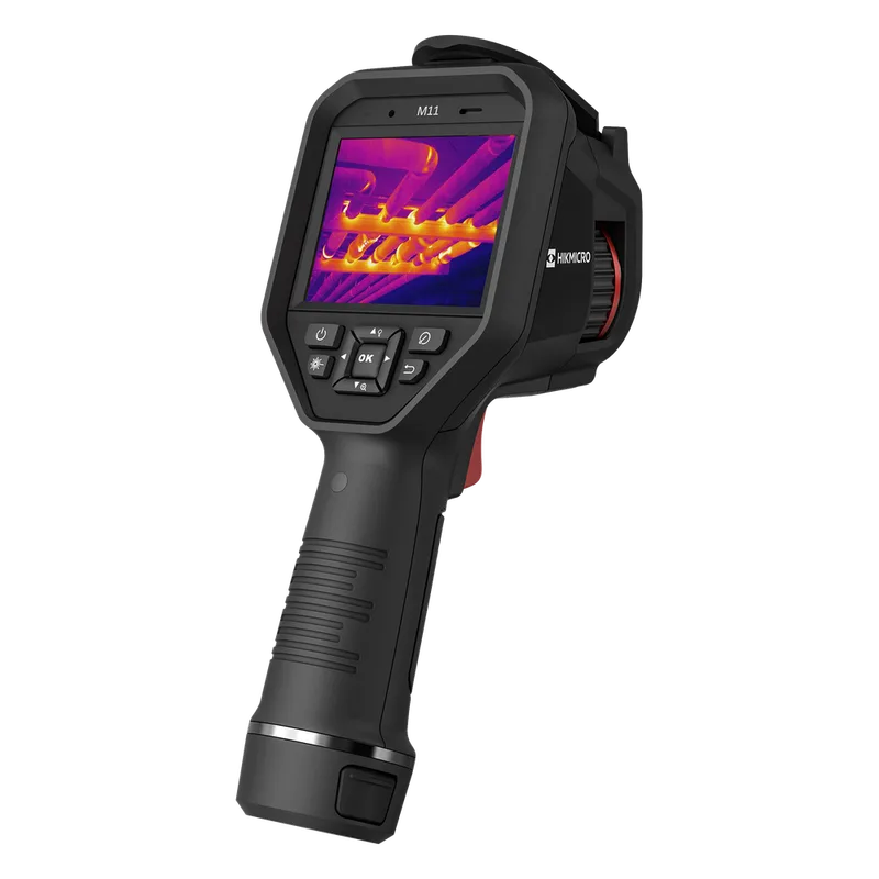 M11 - Cámara Termográfica Portátil Profesional / Resolución Térmica 192 x 144 y Visual 8MP / Pantalla Táctil LCD 3.5" / Rango de -20°C a 550°C / Precisión ±2°C o ±2% / Wi-Fi y HIKMICRO HM-TP21S-7QF/W-M11
