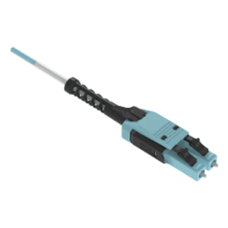 Jumper de Fibra Óptica Multimodo 50/125 OM4, LC-LC Uniboot Duplex, OFNP (Plenum), Color Aqua, 2 Metros PANDUIT FZ2RPU1U1ONM002