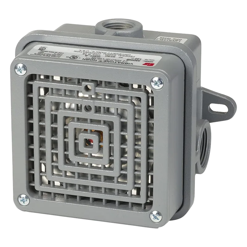 Bocina Industrial Vibratone / Modelo 350WB / 120-240 VAC / 100 dB / 50/60 Hz / NPT 3/4-14 y 1/2-14 / Instalación en Interiores y Exteriores FEDERAL SIGNAL INDUSTRIAL 350WBX-240