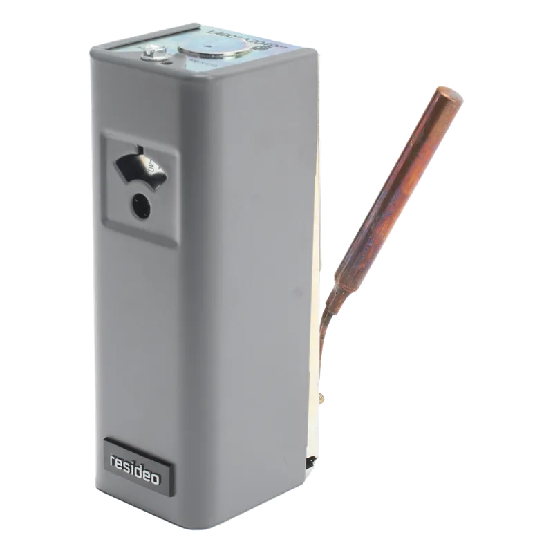 Controlador de temperatura tipo Aquastat de límite alto o bajo con SPST para calderas y tanques, rango 4 a 82 °C HONEYWELL HOME RESIDEO L4006A2049/B