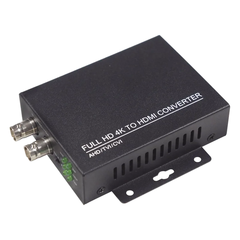Convertidor de CVI, TVI, AHD, CVBS a HDMI, salida HDMI 1080P 60Fps / Bucle de salida CVBS / Soporta hasta 8MP CVI, 8MP TVI, 8MP AHD / Admite señal de entrada 960H / Incluye fuente de alimentación y cable BNC. EPCOM MCVTHD3