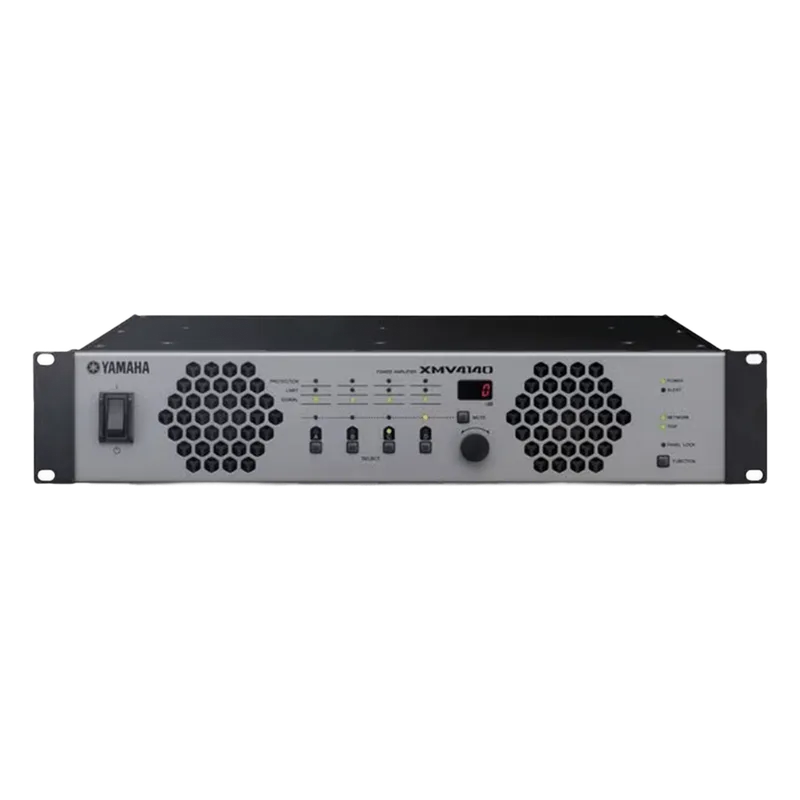 Amplificador de Audio Multicanal con Conexión Análoga / YDIF | 4 Canales, 140W | 8 OHMS | 70/100V YAMAHA XMV4140