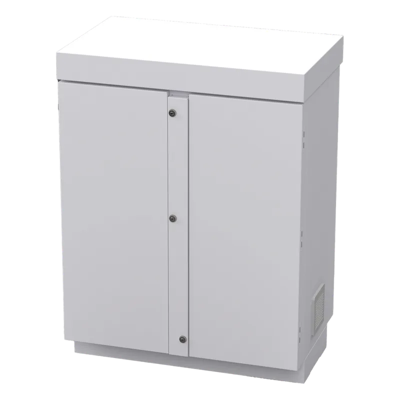 Gabinete de Lámina Galvanizada para Baterías (Hasta 12 Baterías PL110D12) y Equipo de Comunicación. EPCOM INDUSTRIAL EFCB091206W