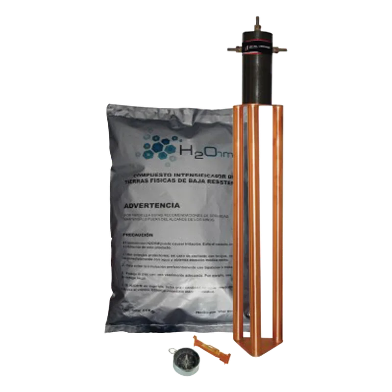 Electrodo para corriente máxima de 25 Amp. con Filtro y Compuesto H2Ohm. TOTAL GROUND TG25AB
