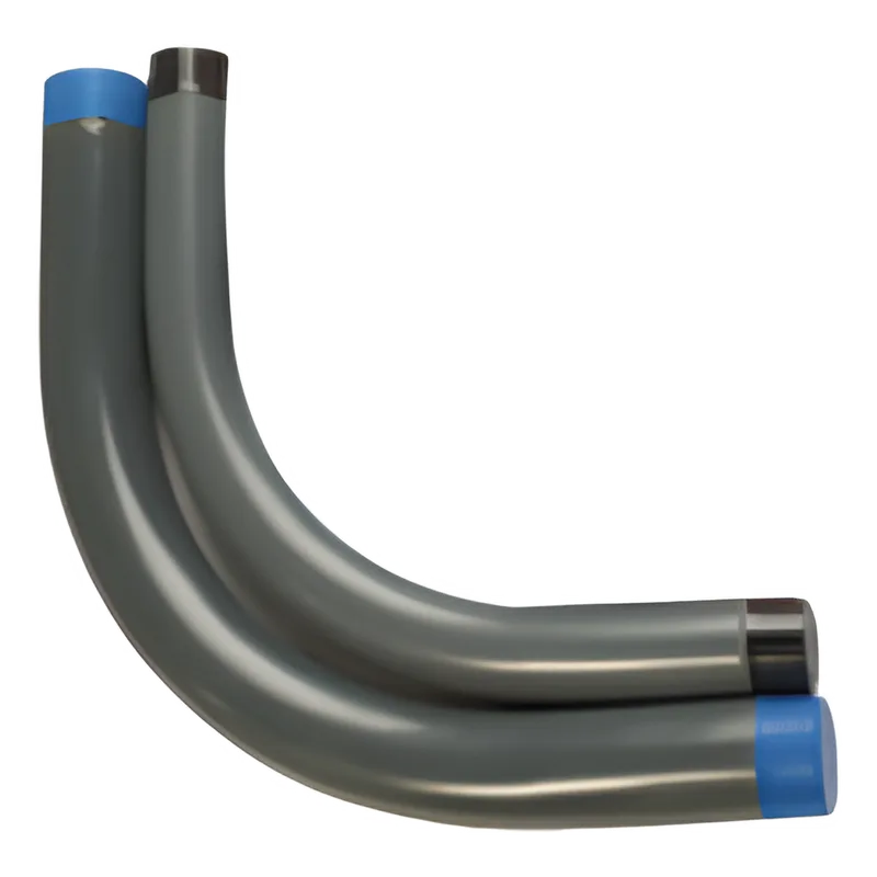 Codo Conduit Rígido de Aluminio de 1/2" (13 mm) / Recubierto de PVC / Interior de Uretano. RAWELT CAL-13-PC