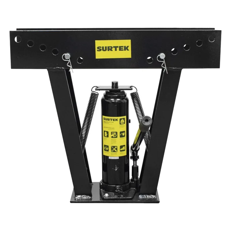 Doblatubos hidráulico de 1/2" a 2" incluye dados con medidas, capacidad 12 toneladas. SURTEK SYS-DT12