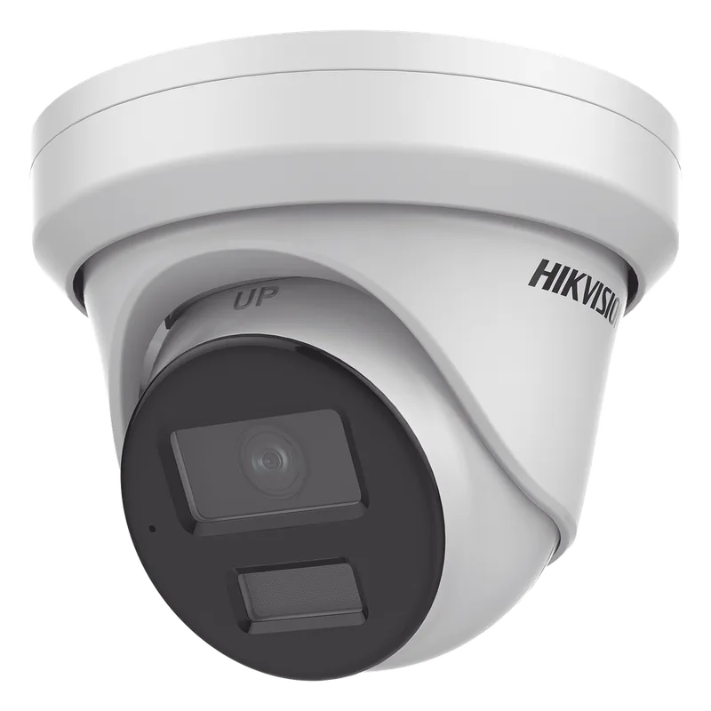 Turret IP 4 Megapixel / Lente 2.8 mm / Dual Light (40 mts IR + 40 mts Luz Blanca / DARKFIGHTER S / Microfono Integrado / Exterior IP67 / WDR 130 dB / 4 Analíticos: AcuSense, Deteccion Facial, Conteo de Personas por Cruce y Zona HIKVISION DS-2CD3346G2H-LISU