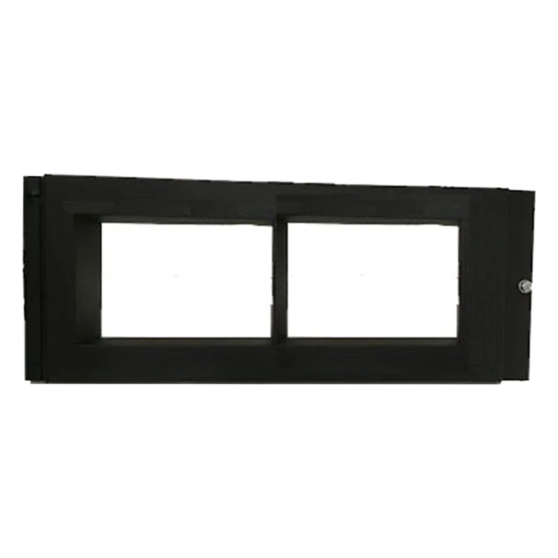 Placa de revestimiento para montar el anunciador gráfico NCD de 10 pulgadas en la fila superior de gabinetes CAB-4, color negro NOTIFIER DP-GDIS1