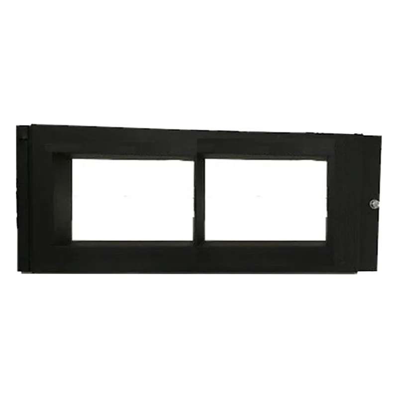 Placa de revestimiento para montar el anunciador gráfico NCD de 10 pulgadas en la fila 2, 3 o 4 de gabinetes CAB-4, color negro NOTIFIER DP-GDIS2