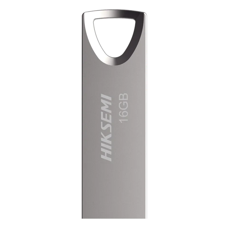 Memoria USB M200 de 16 GB / USB 2.0 / Cuerpo Metálico / Lectura 80 MB/s / Compatible con Windows, macOS, Linux y Android HIKSEMI by HIKVISION HS-USB-M200/16G/2.0