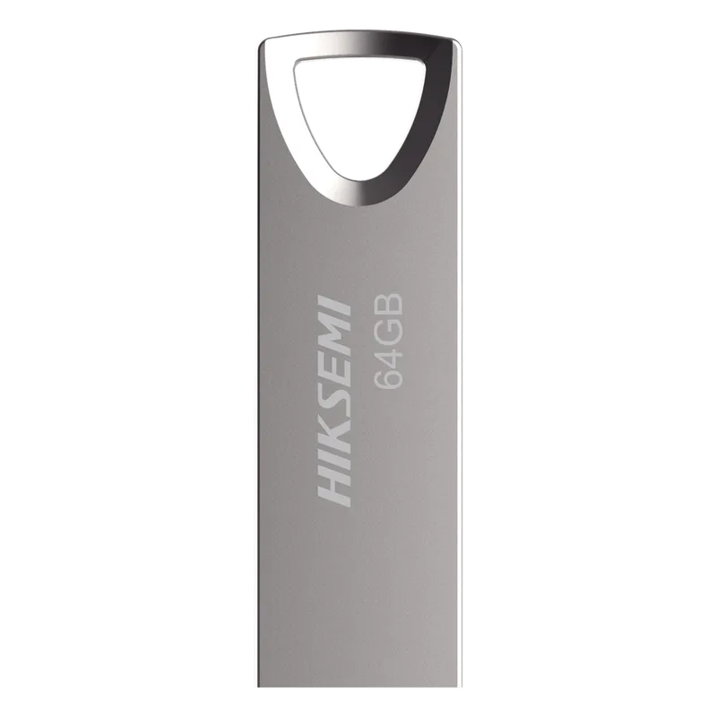 Memoria USB M200 de 64 GB / USB 2.0 / Cuerpo Metálico / Lectura 80 MB/s / Compatible con Windows, macOS, Linux y Android HIKSEMI by HIKVISION HS-USB-M200/64G/2.0
