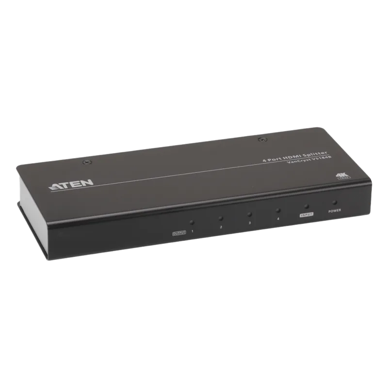 Splitter HDMI | 1 x 4 | True 4K @ 60 Hz | HDCP 2.2 | EDID Expert™ | HDR 4:4:4 | Plug & Play ATEN VS184B