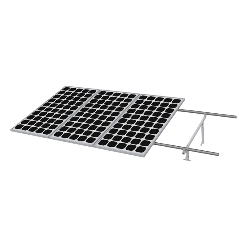 Kit Montaje para Panel Solar, Riel 5 de 5.4m para 4 Módulos de Espesor de 35mm, Vel. de Viento Máx. 190km/h EPCOM POWERLINE VEKTOR8RPRO