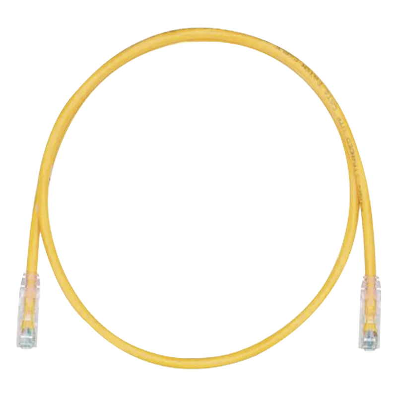 Cable de Parcheo TX6, UTP Cat6, 24 AWG, CM, Color Amarillo, 9.14 Metros (30 Pies) PANDUIT UTPSP30YLY