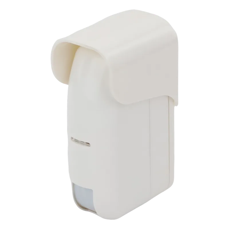 Sensor de Movimiento Tipo Cortina / 100 % Exterior / Alimentado por baterias / Doble tecnologia MW & PIR / Compatible con cualquier panel de alarma Politec NATWSI