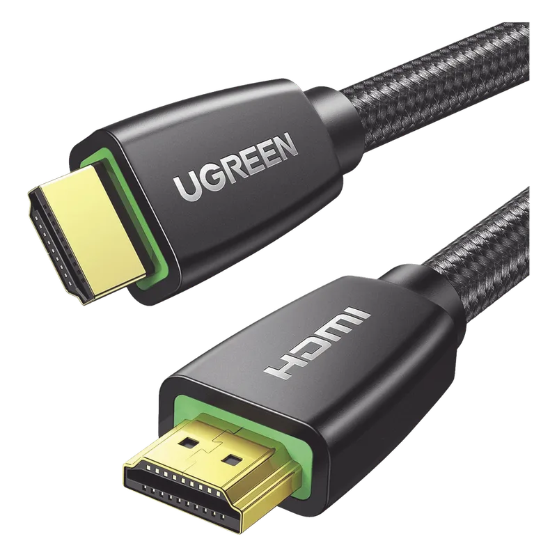 Cable HDMI 2.0 de Nylon Trenzado / 10 Metros (32.81 Pies) / 4K@60Hz / HDR / 3D / HEC (Canal Ethernet HDMI) / ARC (Canal de Retorno de Audio) / Color Profundo de 48 Bits / Audio de 32 Canales / HDCP 2.2 / Audio DTS: X / 18 Gbps / Blindaje de 4 Capas UGREEN 40414