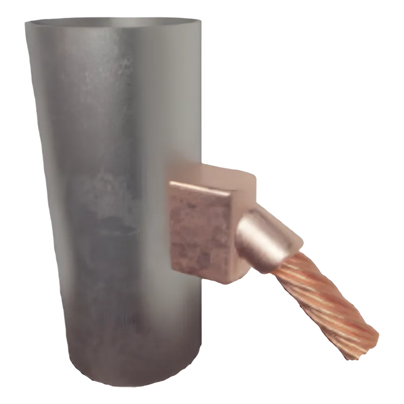 Molde para soldadura exotermica para cable 1/0 a tubo de 2" a 4" TOTAL GROUND TGM-C45TV-1/0-2-4