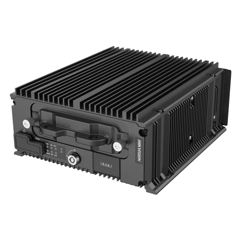 NVR Móvil de 8 Canales de 2 Megapixel / 8 Puertos PoE / 2 Bahías de Disco Duro HIKVISION AE-MN7083(1T/SSD)(M12)